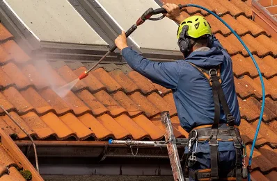 Démoussage et hydrofuge de toiture à Vincly